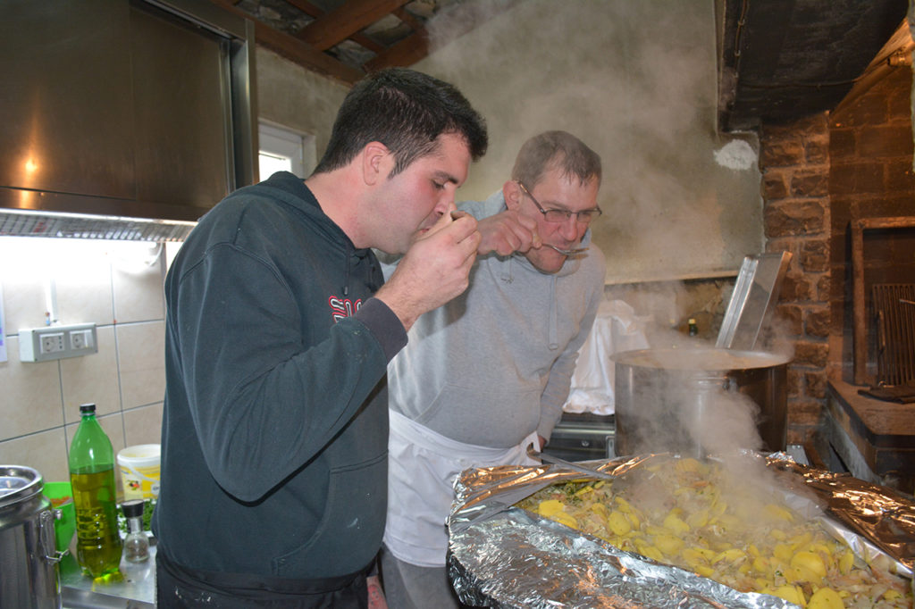 Božićni domjenak u Brelima